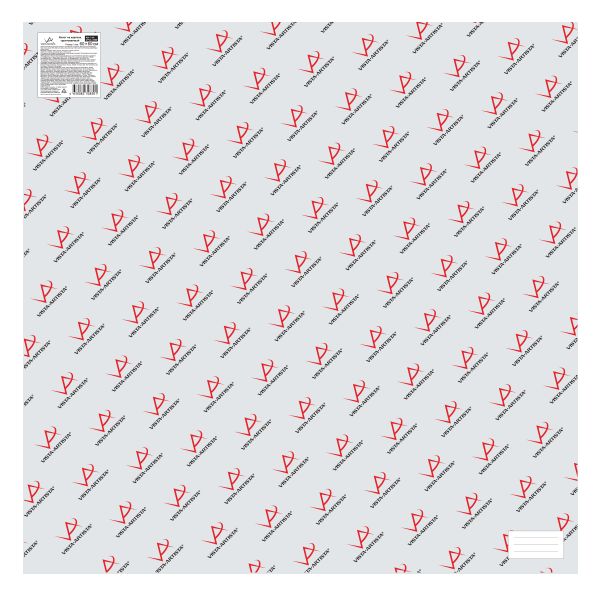 Холст грунтованный на картоне 60х60 см, 240 г/м², мелкозернистый, Vista-Artista CPCA-6060