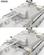Модель сборная: танк, Sd.Kfz.171 Panther Ausf.G Late w/ FG1250 Active Infrared Night Vision System 1/35, Meng TS-054