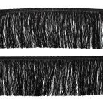 Бахрома отделочная широкая 120.0 мм / 25 метров, 580 черный