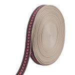 Стропа (ременная лента) 38 мм / 45.72 метра, [35.87 г/пог.м], с принтом, T0208 красный/т.синий/молочный, 3Al362