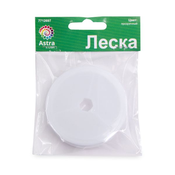 Нить-леска 0.4 мм, 10 м, упак, Астра, прозрачный, 10 кат