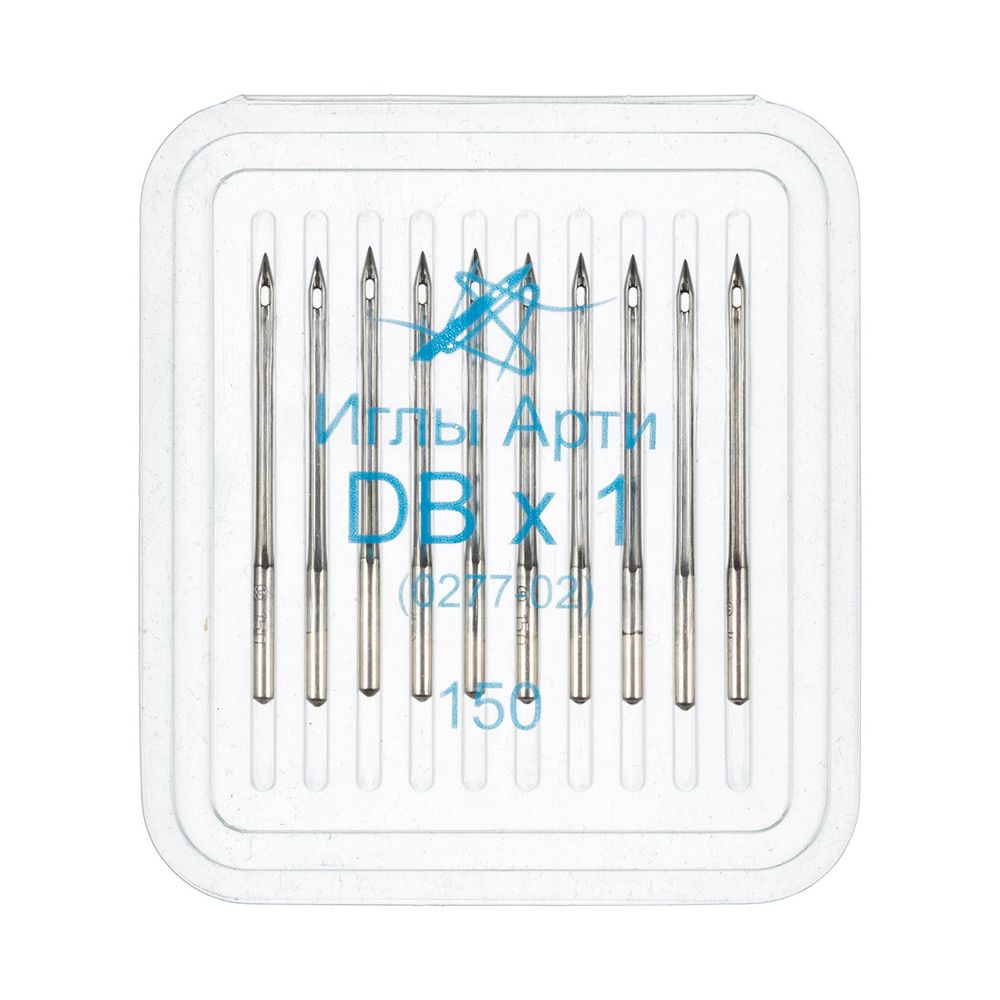 Иглы для промышленных швейных машин Арти 0277-02 (№90-200), 10 шт, №150