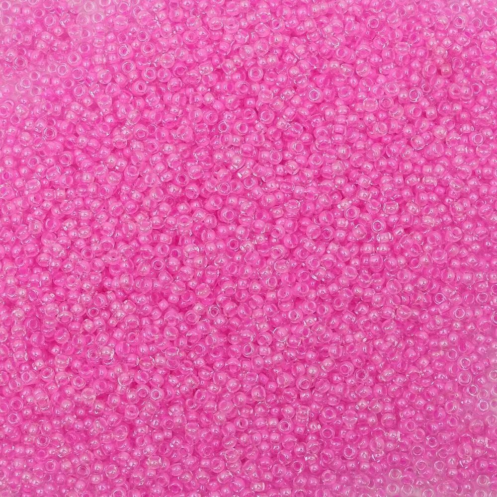 Бисер Preciosa прозрачный с цв. центром 10/0 (2.3 мм), круг.отв., 50г, (38175)