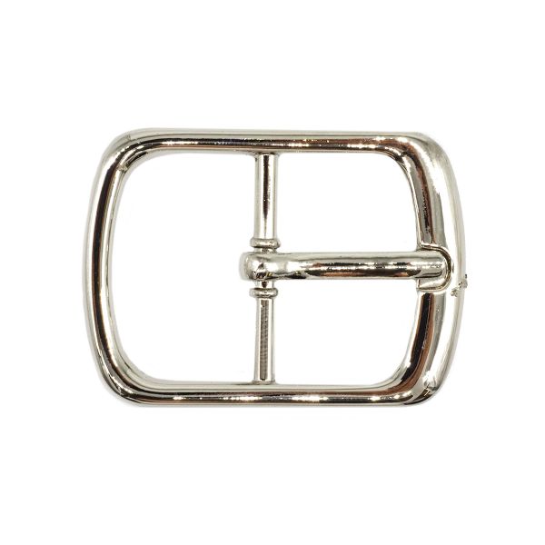 Пряжка ременная металл 27 мм. никель, 10 шт, BIG
