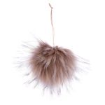 Помпоны декоративные енот, 1 шт, 01 бежевый, Gamma POFM-02