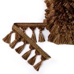 Бахрома отделочная 95.0 мм / 25 метров, с кистями, 201 шоколадный, Gamma 2030