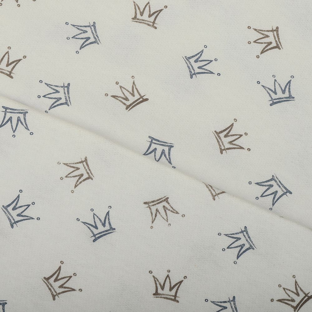 Футер 2-нитка начес 190 г/м², 100-100 см / 6 метров, N-ДЛ190-02, цв.бел/серый