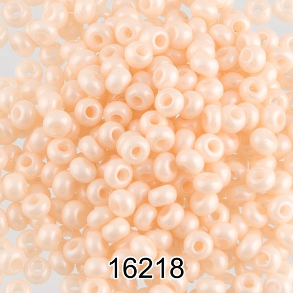 Бисер Preciosa 10/0 (2.3 мм), 500 г, 16218 (Ф298) жемчужный