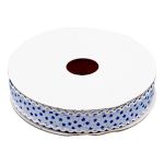 Лента декоративная Звездочки 20 мм / 25±1 метров, YH98 (06 голубой/синий)