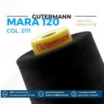 Нитка Gutermann Mara 120 (5000 метров), 1 боб., универсальная | _2111 ультра черный (Arta 170)