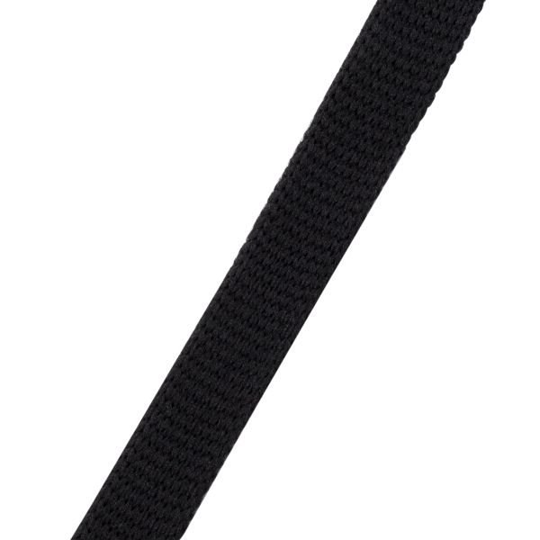 Шнур отделочный трикотажный плоский ⌀10.0 мм / 70 метров, черный