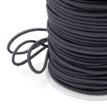 Резинка шляпная (шнур эластичный) ⌀4.0 мм / 100 метров, 12 серый