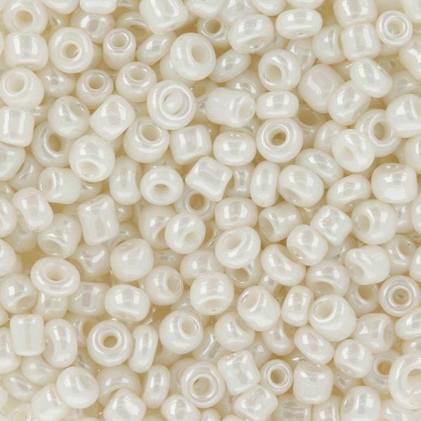 Бисер Zlatka 11/0 (2.1 мм), 100 г (10х10 г), №0964 молочный, GR