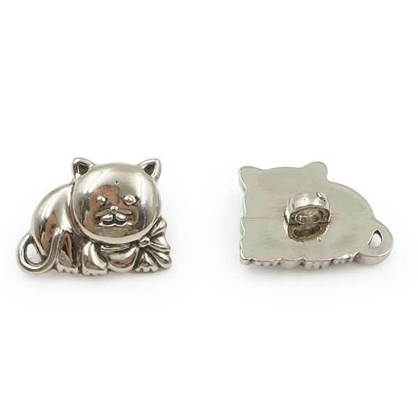 Пуговицы детские Кот, 20 мм (AS) 48885, 72 шт