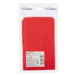 Ткань блузочная Chiffon 68 г/м², 200х147 см, 7 красный/ белый, Gamma PC-05