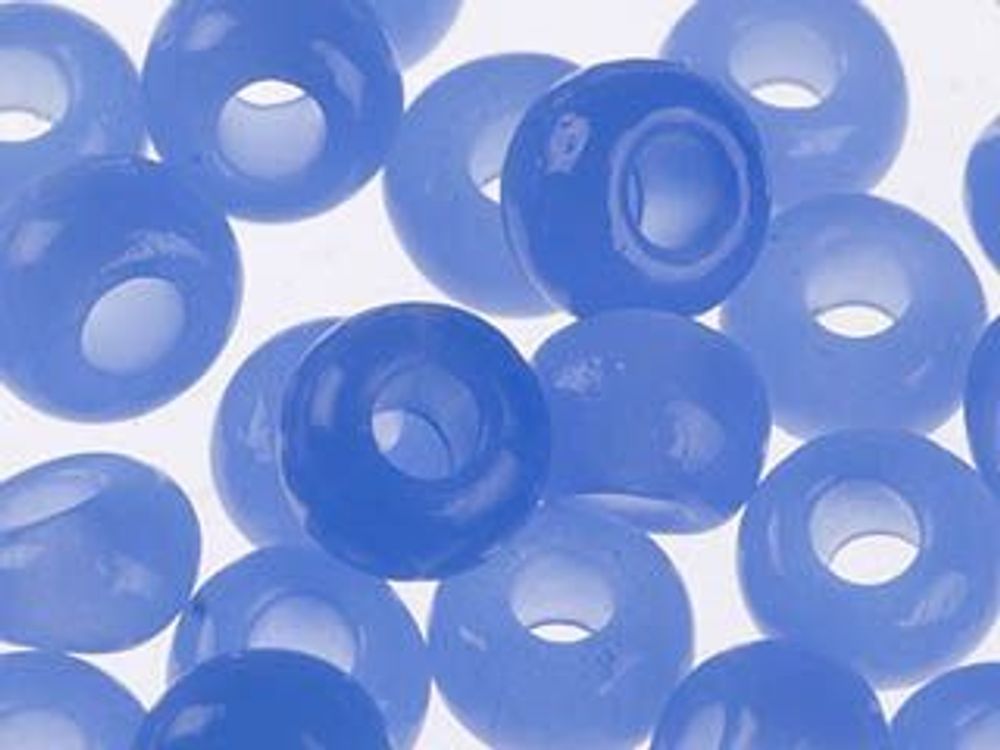 Бисер Preciosa полупрозрачный голубой 10/0 (2.3 мм), 1х50г, цв. 32010