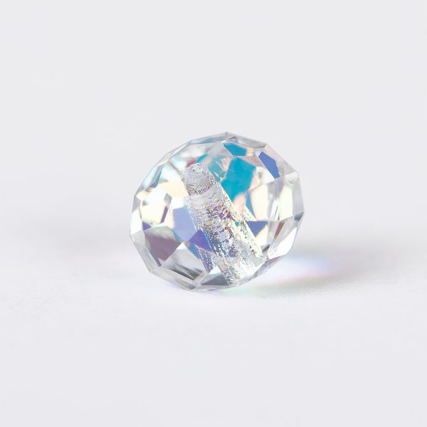 Бусины стекло ⌀8 мм, 6 шт, перламутр/crystal, Preciosa 451-19-002 Bellatrix Bead