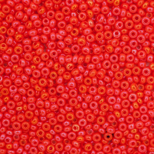 Бисер Preciosa непрозрачный с радужным покрытием 10/0 (94140), круг.отв, 50гр