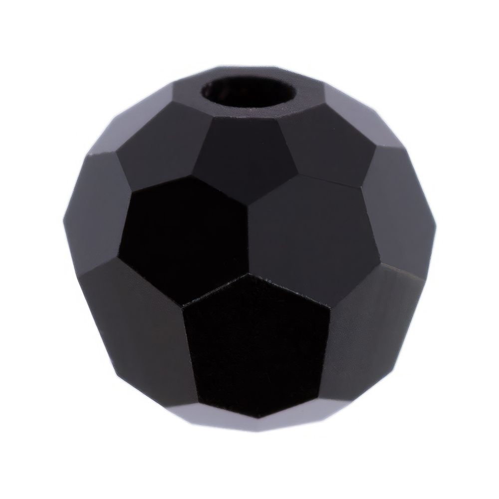 Бусины стекло ⌀4 мм, 24 шт, черный/jet, Preciosa 451-19-602