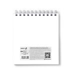 Артбук (Скетчбук), блок черный, жесткая подложка, 120 г/м², 166х175 мм, на гребне 30 л. 2 шт, Гранаты 01936, Светоч А306