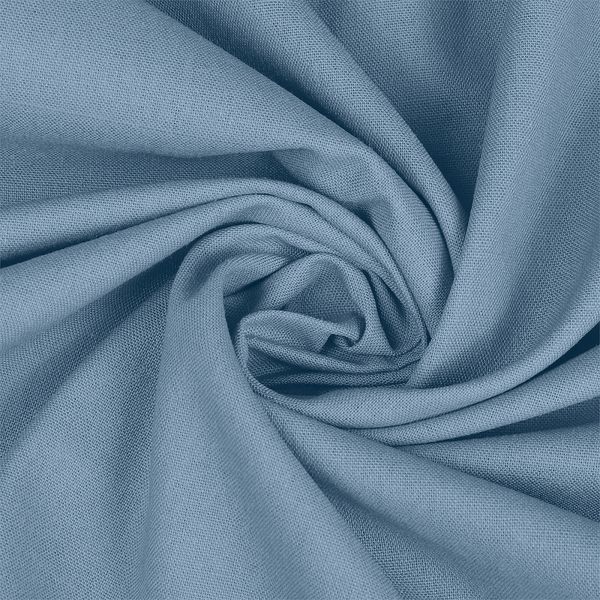 Льняная ткань 200 г/м², 140 см / 5 метров, TBY.Li.1009.76.5, цв.76 серо-голубой