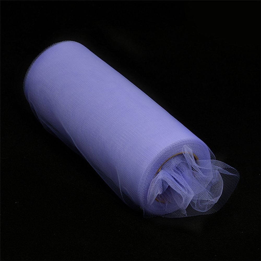 Фатин на шпульке, средняя жесткость, 100% нейлон, 150 мм цв. 14 фиолетовый, 22,86м
