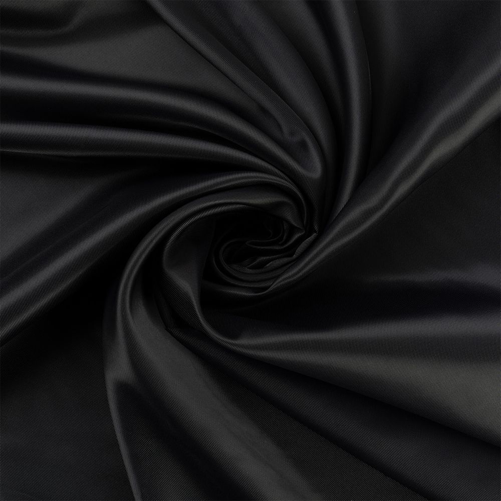 Ткань подкладочная Poly Twill 101±2 г/м², 200х145±2 см, 56 черный, Gamma LPT