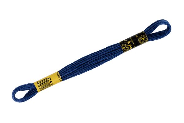 Мулине ПНК им.Кирова цв.2412 т.синий, Россия, 24 мотка по 8 метров