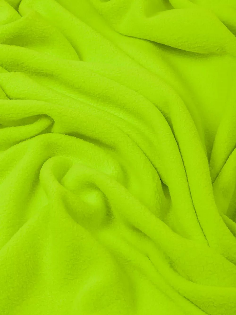 Флис 2-сторонний 190 г/м², 150 см / 10 метров, N-TBY-0059-229, цв.F229 неон желтый