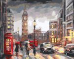 Картина по номерам Фрея, Гуляя по Лондону, 50х40 см