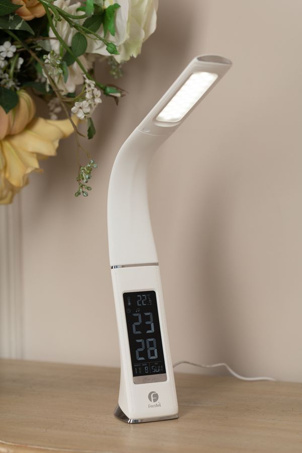 Лампа настольная, белая, Ferstel FR-42