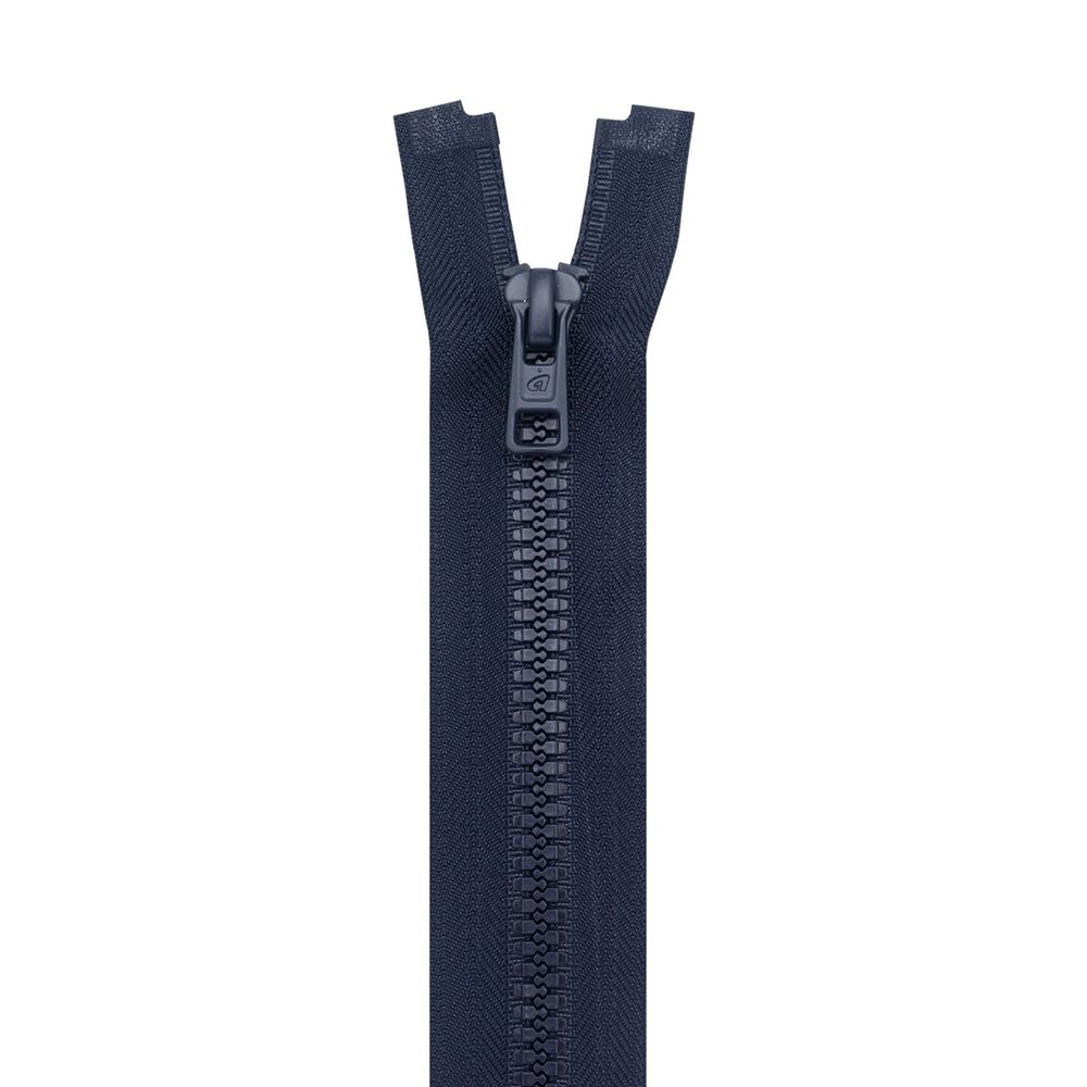 Молния трактор Arta Т6 (6 мм) 1 зам., разъем., 50 см, (2076), A058 т.синий, НОВЫЙ МАТОВЫЙ ЗАМОК, уп.50 штук