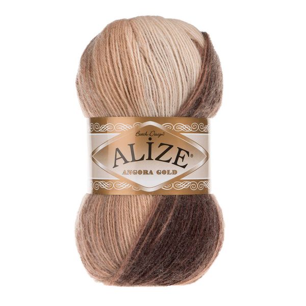 Пряжа Alize (Ализе) Angora Gold Batik / уп.5 мот. по 100 г, 550м, 6779 секционный A