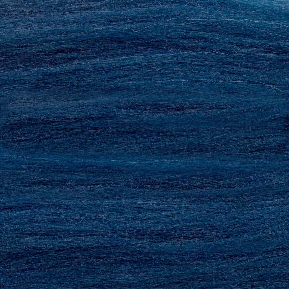 Шерсть для валяния Троицкая п/тонкая 1х100 г (до 29 мкр), 14 морская волна