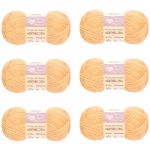 Пряжа Люблю вязать Фитнес 200 / уп.6 мот. по 50 г, 200 м, 820 бежевый