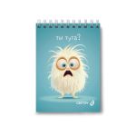 Блокнот на гребне, выборочный лак, A6 40 л., 6 шт, клетка, Не беси! 01224, Светоч Б124