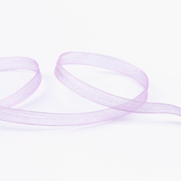 Лента капроновая (органза) _6.0 мм / 45.7 метров, 057 св.сиреневый, Blitz OR-6