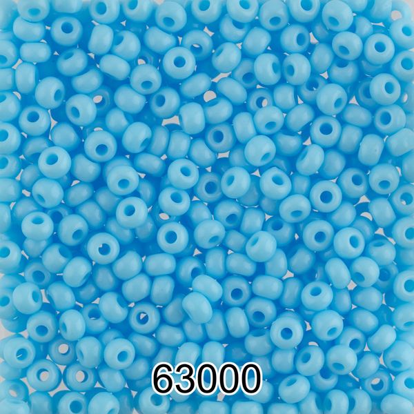 Бисер Preciosa 10/0 (2.3 мм), 500 г, 63000(Ф179) св.голубой
