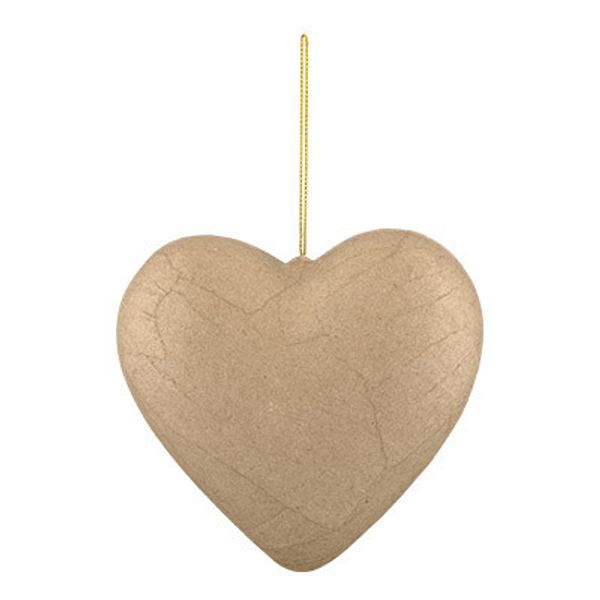 Заготовка из папье-маше Сердце, 15 см, PAM-082 Love2art