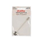 Основа для броши 12х69 мм, 5 шт, №01 серебро, Zlatka FMK-A01