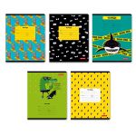 Тетрадь ученическая школьная, A5+ 24 л. на скобе 65 г/м², белизна 100% 30 шт, клетка, 000718 Ужастики, Светоч 24ТЕТк-001