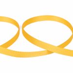 Лента репсовая (в рубчик) 6.0 мм / 45.5 метра, 025 т.желтый, Gamma GR-06