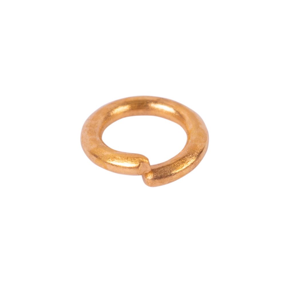 Кольцо для бус 2 мм, 50 шт, №01 золото, Zlatka R-09