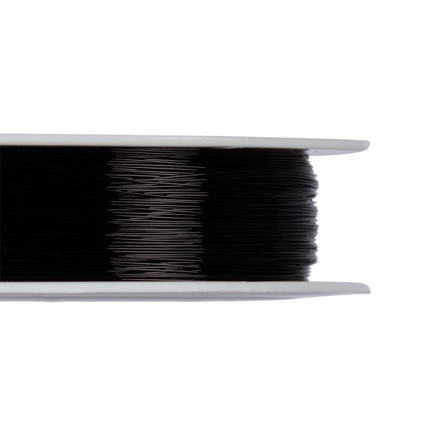 Проволока для бисера ⌀0.25 мм, 50 метров 06 черный, Zlatka DGB-025