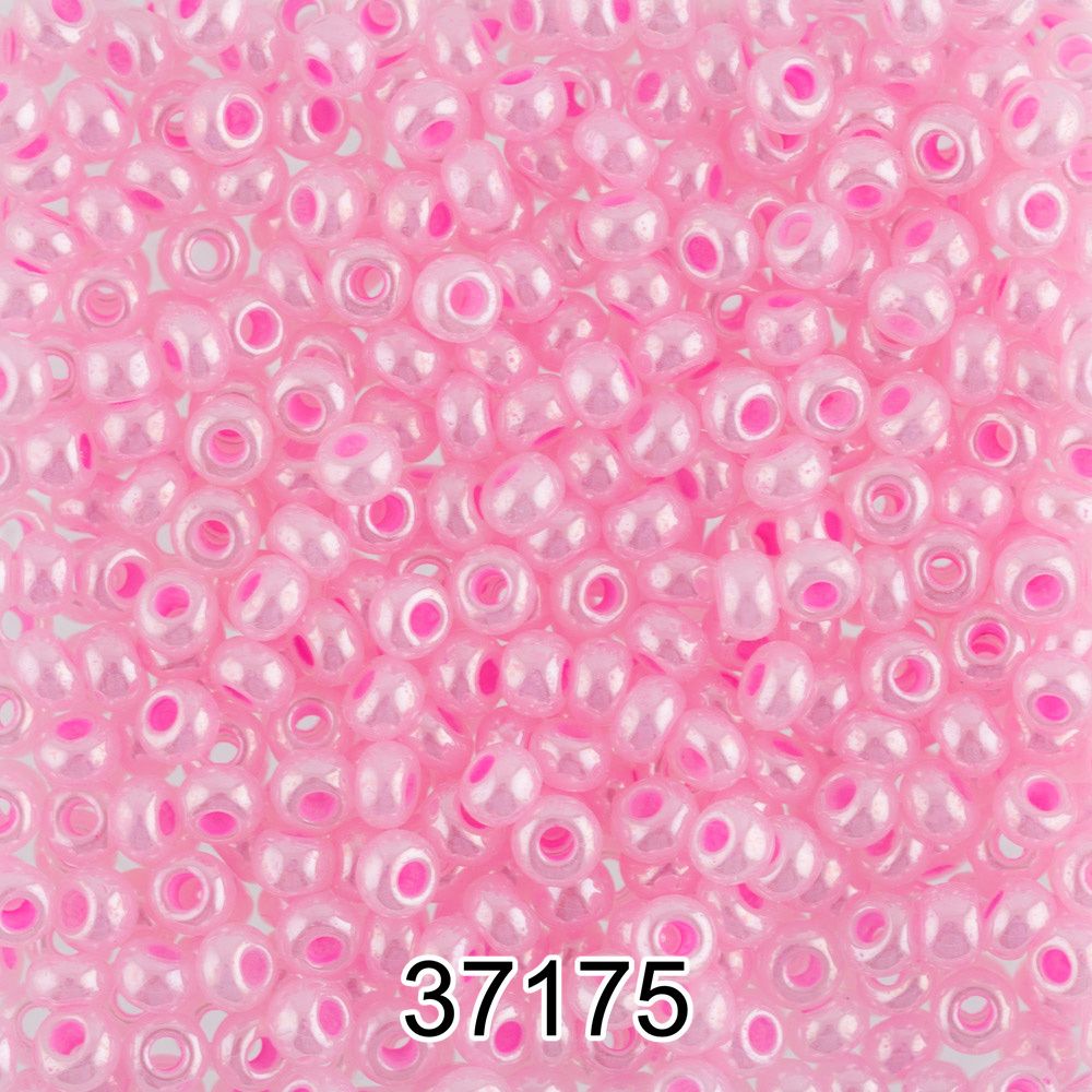 Бисер Preciosa круглый 10/0, 2.3 мм, 500 г, 37175 (Ф040) розовый