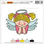 Набор для вышивания нитками Нитекс, 22х22 см