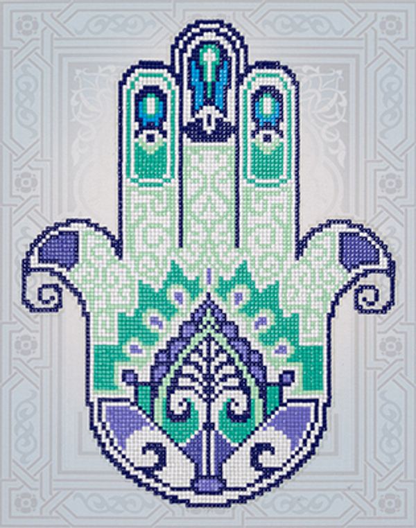 Алмазная (кристальная) мозаика Фрея, Хамса, 24х30 см