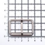 Пряжка ременная металл 32х19 мм, №7, никель, 100 шт