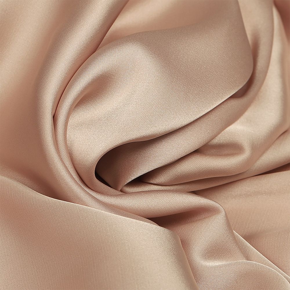 Шелк Армани 90 г/м², 150 см / 2 метра TBYArm-095 цв.95 пудра-бежевая (серебристый пион)