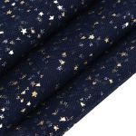 Фатин со звездочками 50х50см (кобальтовый), AR1371